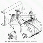 5551-8608102 Пробка (крышка) сталь 63х80 Рнаруж=М45х1,5 со стержнем, бачка масляного механизма подъема платформы МАЗ
