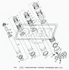 5516-8603598 Гайка (круглая) М85х2 С/И h=34 упорная, опоры цилиндра ГИДРОМАШ