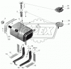 5335-1101010-01 Бак топливный МАЗ (200л.); (450х600х830) С/О п/о кр. с разд.заб. и датч; 2 отв. АВТОТЕХНОЛОГИЯ