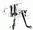 250976 Гайка ГОСТ-5918 М10х1; (коронч.) подушки радиатора УАЗ, вала помпы УАЗ ЗИЛ