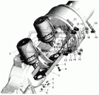 500-3506060-Б2 Шланг тормозной L=520 Г=М20+К24/Ш=М14+К14 (в пружине) МАЗ-5335 передней камеры БЕЛОГ