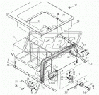 6430-8406072 Трос ф2 L=550 с 1 наконечником инструментального ящика МАЗ; без оплетки МАЗ