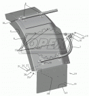 5550-8403040-010 Панель МАЗ брызговика колеса переднего правая МАЗ ОЗАА