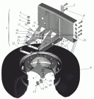 5440-3105051-020 Кронштейн ДЗК (левая "половинка") МАЗ