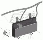 РПП-3,1-6К Реле указателей поворотов 24В 81х38х50; 12 плоских клемм (фишка 4+8) с кронштейном АВТОЭЛТЕХ