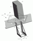 64221-8507140-01 Кронштейн крепления запасного колеса МАЗ в сборе (465х495х270) МАЗ
