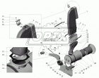 643010-1109110 Кронштейн воздушного фильтра МАЗ в сборе МАЗ