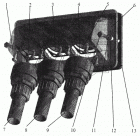 54402-3724615 Накладка ввода жгутов ABS, ASR и ECAS в кабину ОЗАА