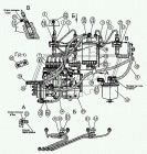 245-1104180-А1-09 Трубка (РТИ) ф14; L=550 под 2 штуцера ф14 топливная МБС ГАЗ-3309 низкого давления Евро-2 550мм в оплетке Каскад-НН