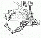 1220-4605092 Кронштейн левый, навески МТЗ-1221 МТЗ РУП
