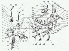 80-1702010-02 Механизм переключения КПП в сборе, МТЗ 1221 МТЗ РУП