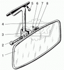 80П-8201025 Кронштейн зеркала заднего вида внутреннего МТЗ МТЗ РУП