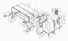 1522-1101010 Бак топливный 1000х520х245х285; 1хd=57 ЗМИ