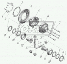 1525-2303010 Дифференциал переднего моста (ПВМ) МТЗ МТЗ РУП