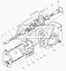 320-2402017 Вал-шестерня (хвостовик) z=8 шлиц=24 дифференциала МТЗ-320,зубья вправо МЗШ