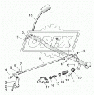 70-1602020-Б Педаль выключения сцепления ,L=500 МТЗ РУП