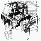 70-6702300 Кронштейн правый на малую кабину МТЗ РУП