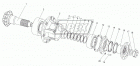 6923-2402049 Стакан ф140х170/ф215; h=145; 8отв.ф14/8отв.М10х1,5 (обойма) подшипника МЗКТ