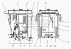 6002.3730-02 Моторредуктор стеклоочистителя 45 град. 6 контактов 24v 50а (2-скоростн.) Октябрьский