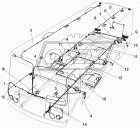 3205-3724010-60 Жгут проводов по левой стороне крыши РЫБИНСК