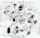 1902.3702 Реле-регулятор 14В 65х40х22; 4 плоск.клеммы под фишку+1 круглый штеккер сбоку (с 3-мя уровнями рег АТЭ-1