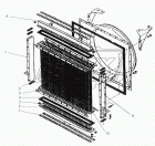 700.1301035 Прокладка прямоуг. 90х1070; 74отв.ф8, бачка радиатора (К700,701) ВАТИ