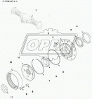 6193704M1 Сальник (ступицы, бортовой передачи 150х180х14,5/16) Terex TEREX