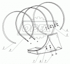 853528 Гайка DIN7967 М20х1,5 h=16 К=30 (самостопор.)(на фаркоп) (с буртиком) КАМАЗ-УВК