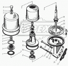 840.1028010 Фильтр L=320; 5отв.ф12/1отв.ф22 центробежной очистки масла в сборе ТМЗ