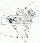 81.52170.6156 Клапан делителя для включения делителя КПП (с шариком) Shaanxi