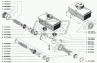 42000.316000-3505010-00 Цилиндр тормозной главный УАЗ 2206, 3303, 3741, 3909, 3909, 31519; с бачком (эксперт) АДС