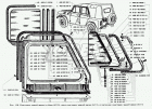 469-6213123-01 Уплотнитель РТИ L=790 S=25 незамкнутый поворотного стекла окна надставки задней двери левый УАЗ