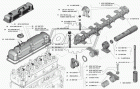 4216.1007098 Ось коромысел в сборе Газель Бизнес (дв.УМЗ-4216) Евро-4,Евро-3 (без гидрокомпенсаторов) УМЗ