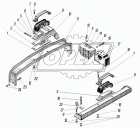 4320ЯХ-1001150 Балка передней опоры двигателя УРАЛ дв.ЯМЗ Урал