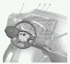 А21R23.3402010-10 Колесо рулевого управления с кнопками Газель Бизнес,Некст,ГАЗон Некст,УРАЛ Некст ГАЗ
