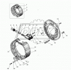 4320-3501010 Тормоз УРАЛ в сборе 2-х пол.цил., под АБС (без датчика) Урал