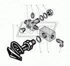339999 Фитинг Тройник Рвнутр=М14х1,5/М14х1,5/М22х1,5 L=28х45 Урал