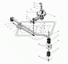 4320Х-3506688 Тяга L=235; М8х1,25 Р=36 вертикальная, прямая Урал