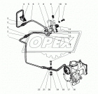 5323-1803326-01 Шланг тормоз. ф=13 L=440 Ш=М10+К=11/Ш=М10(конус)+К=11 Урал