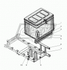 4320Х-3919005 Ящик УРАЛ инструментальный с крышкой в сборе Урал