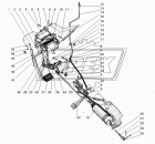5557Я-1602120 Рычаг вала привода выключения сцепления L=100; 1отв.ф10/1отв.ф20; под шпонку Урал
