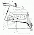 4320-1013105 Шланг ШО (патрубок) ф16х25 L=400 вентиляции,головки компрессора ГАЗ-33081 УРТ