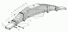 55571-2912101 Лист №1 рессоры УРАЛ задней (L=1550х90х14) Урал-4320,5557 ЧМЗ
