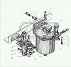 5323-1104236 Фитинг (штуцер) прямой; шланг ф10 - ф11/ Рнаруж=M16х1,5 Урал