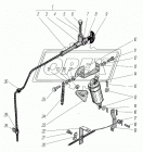 5323Е-1108337-30 КРОНШТЕЙН ПНЕВМОЦИЛИНДРА Урал