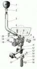 4320Я5-1702120 Рычаг переключения передач КПП УРАЛ Урал