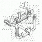 63685-1203607 Труба подводящая к кузову ф110 L=1030 фланец с 4отв.ф10 Урал