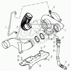 650.1118011 Турбокомпрессор ЯМЗ-650 S400 Renault Premium / Route / Kerax (RHD Truck) MIDR062356 C63 (Euro 3) RENAULT VEHICLES INDUSTRIALS 11.1 L [MIDR062356] 400 ЯМЗ