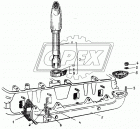 41-07с2-1 Коллектор выпускной L=700 5 фланцев, А-41,А-41И и модиф.; со шпильками АлтайДизель
