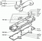 СМД9-0628 Корпус колпака головки СМД14.18 ХТЗ